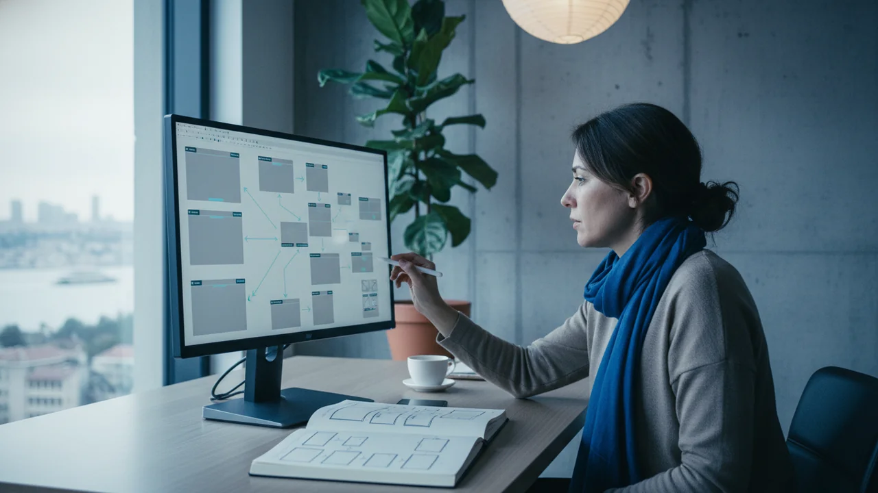 Kullanıcı araştırması, prototip ve tasarım sistemi çıktılarıyla UI UX danışmanlığı
