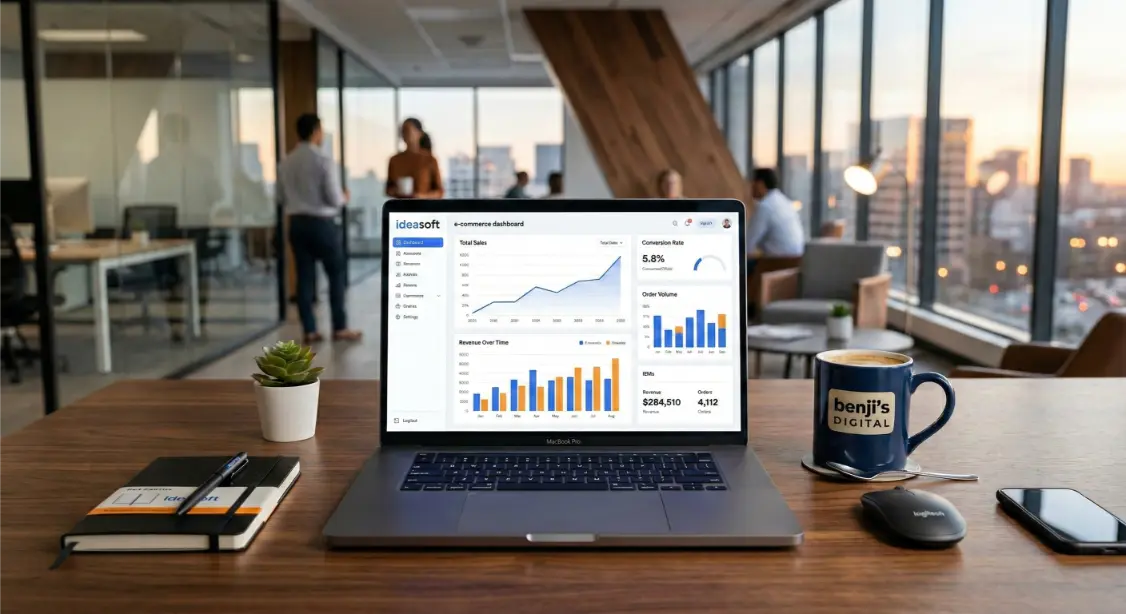 İdeasoft Site Kurulumu Benji's E-Ticaret Ajansı profesyonel İdeasoft site kurulumu ve altyapı optimizasyonu hizmeti